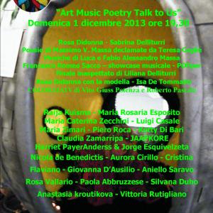 “Art Music Poetry Talk to Us” “Art Music Poetry Talk to Us”