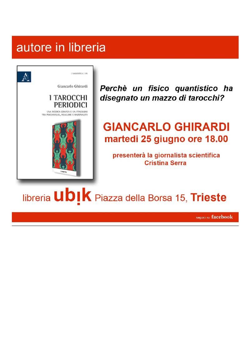 Presentazione del libro "I tarocchi periodici di Giancarlo Ghirardi"