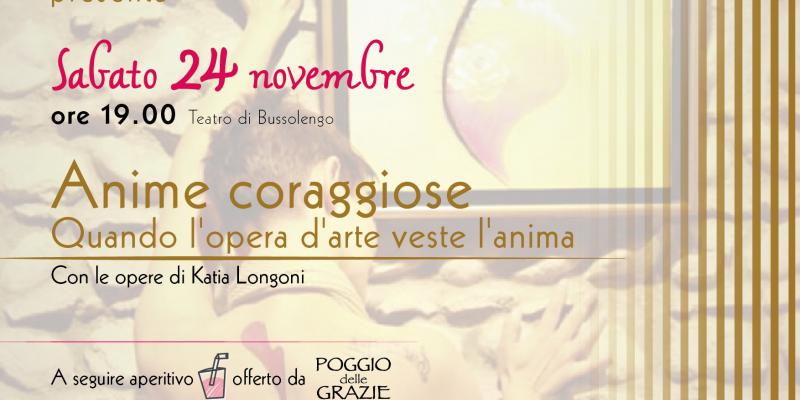 ANIME CORAGGIOSE - Quando l'opera d'arte veste l'anima | Performance Artistica Katia Longoni e Diversamente in Danza a Teatro