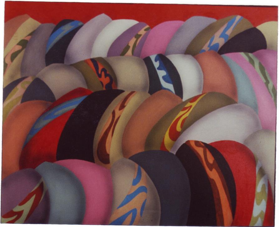 Magma   olio su tela   60x80    2001