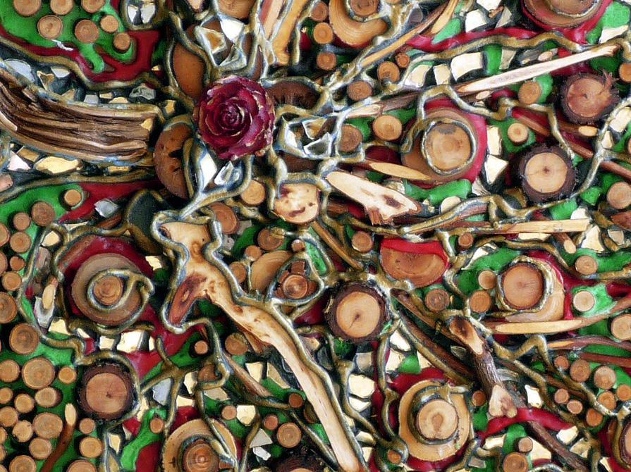 Particolare de "la leggenda dell'albero che amava una rosa" Particolare de "la leggenda dell'albero che amava una rosa"