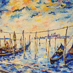 Venezia: S. Giorgio e gondole