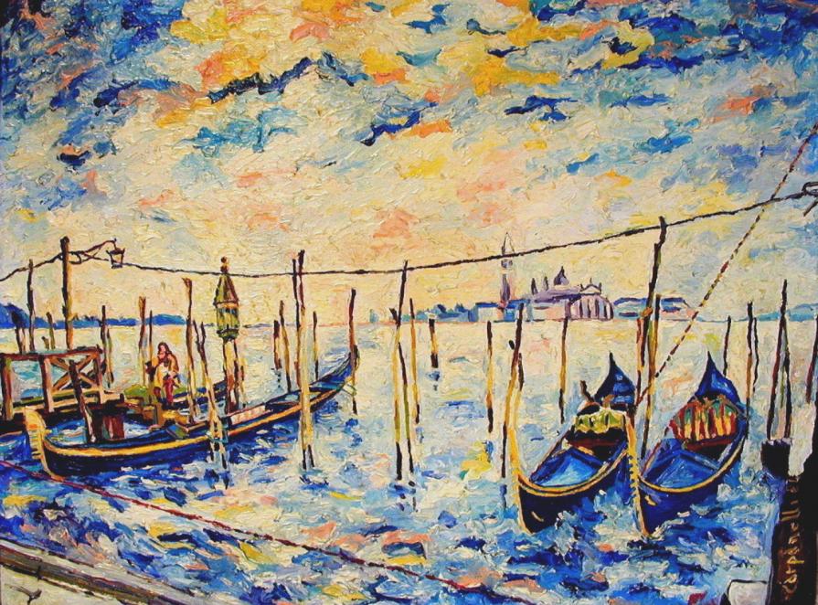 Venezia: S. Giorgio e gondole