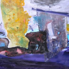 le due città, simulazione digitale pittorica