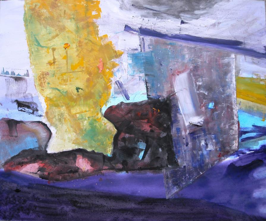 le due città, simulazione digitale pittorica le due città, simulazione digitale pittorica