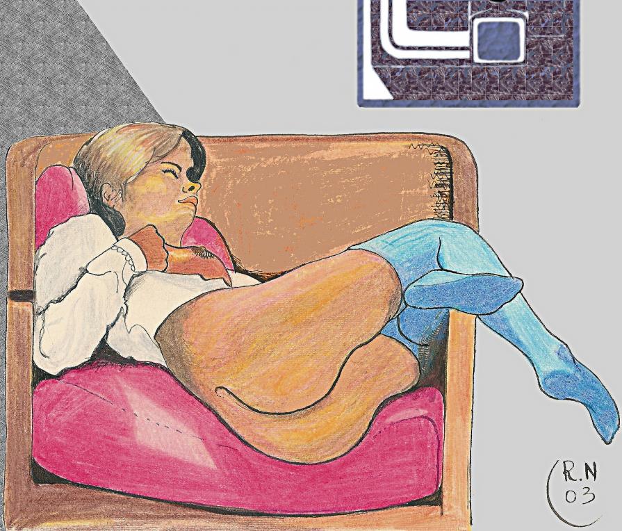 La belle au fauteil dormant