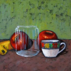 Gianni Mileo (Italia) - natura ferma - olio carta 35 x 50