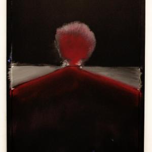 VISIONE NOTTURNA 2013, acrilico su tela cm130x50