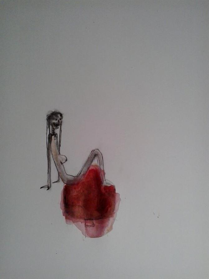 Senza titolo n.  1 - Tecnica mista su carta 2015