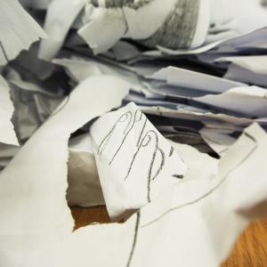 Torn painting Torn painting