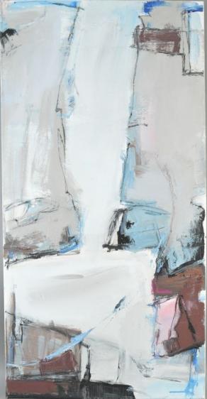 Olivier Steffens – Abstract- olio su tela - 50 x 100