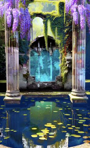 Roman Aquarium with Mermaid -79 AD