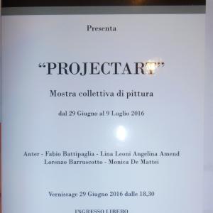 Mostra collettiva intitolata ProjectArt presso la Chie Art Gallery a Milano (Italia)