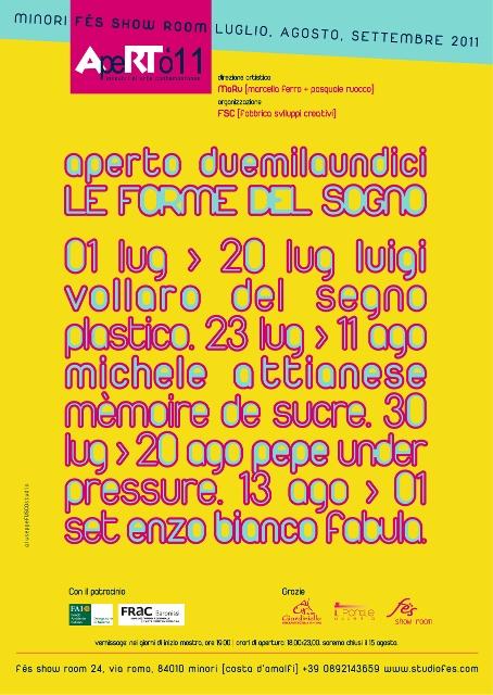 Aperto'11. Incontri d'arte contemporanea. Le forme del sogno