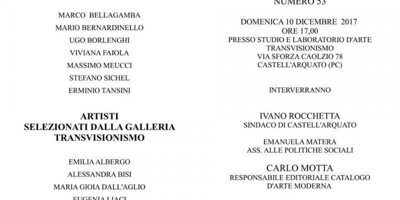 Mostra collettiva e Presentazione Catalogo dell'Arte Moderna n. 53 Mondadori Mostra collettiva e Presentazione Catalogo dell'Arte Moderna n. 53 Mondadori