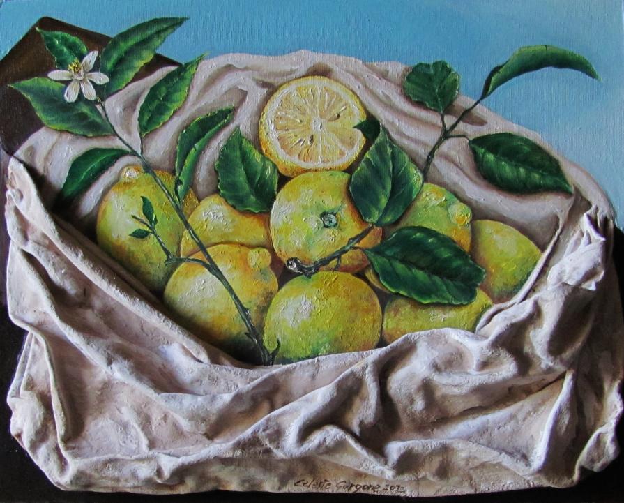 "Limoni di Sicilia con canovaccio"