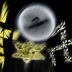 una meteora colpisce le  tre croci dell'umanita'.