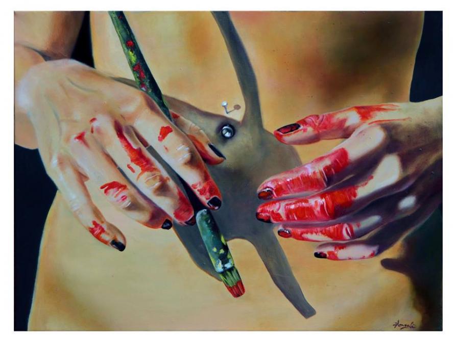 "LE MIE MANIe DIPINTE A MANO"