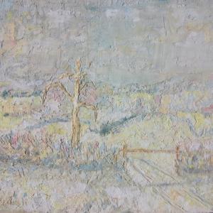 biodivesità-affresco su isolante polistirene- 60x75x2