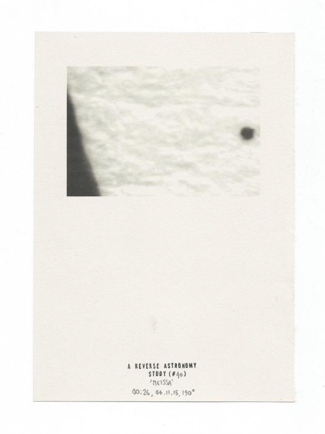 Coming down next (or: a Reverse Astronomy study)