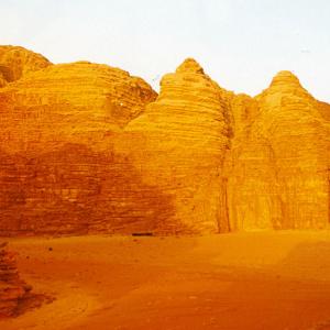Giordania. Deserto e pietre