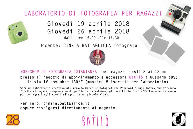 LABORATORIO DI FOTOGRAFIA ISTANTANEA PER RAGAZZI