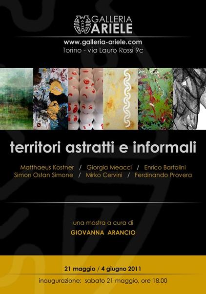 TERRITORI ASTRATTI E INFORMALI