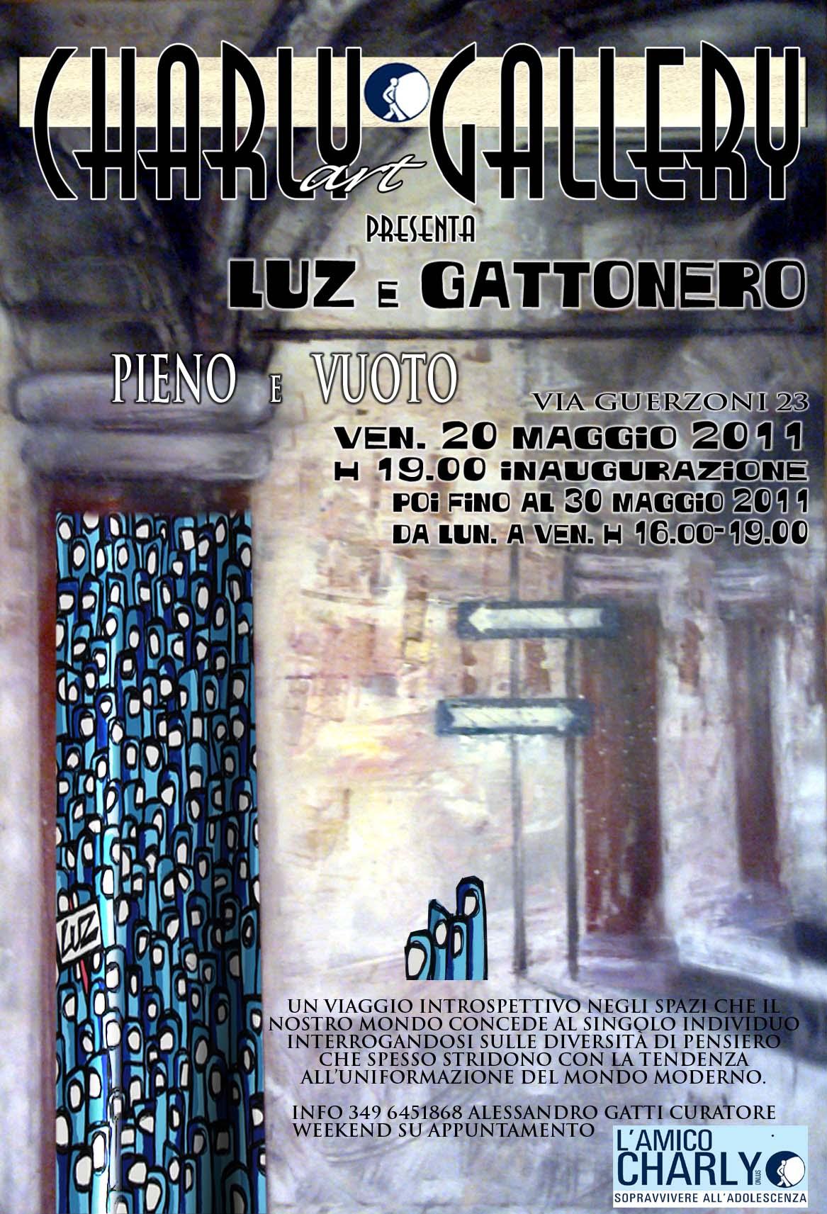 "PIENO eVUOTO"  luz e gattonero