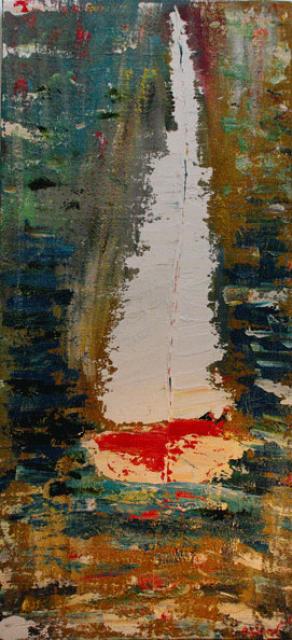 Barca al tramonto. Barca al tramonto.