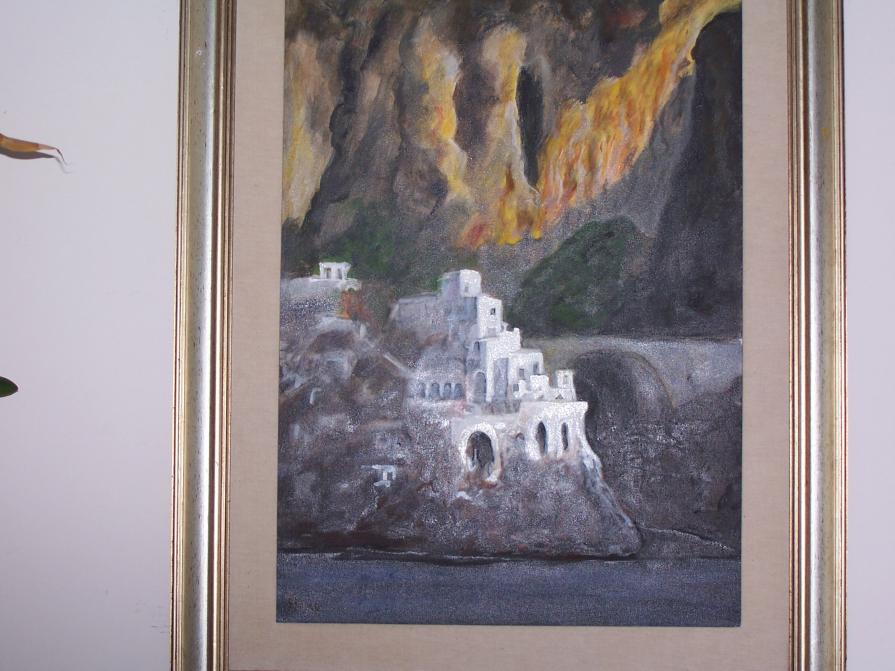 ingresso  al  fiordo  di  Furore .Costiera  amalfitana