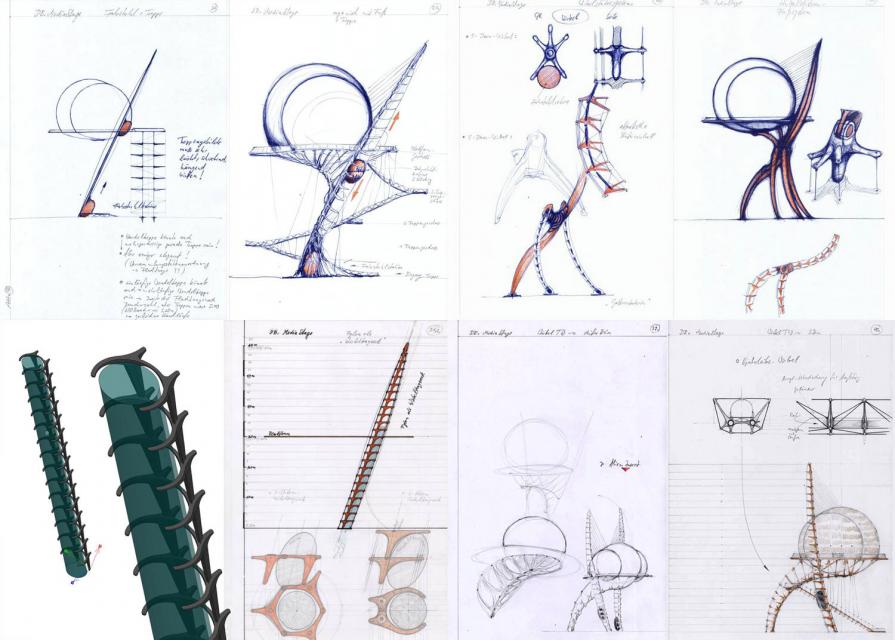 Media.Stage (studies, drawings)