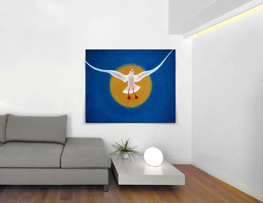 Lambda print on Dibond Diasec mounted