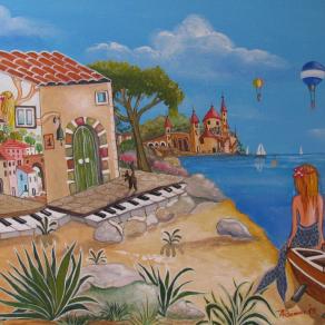 LA SIRENETTA IN RIVA AL MARE 