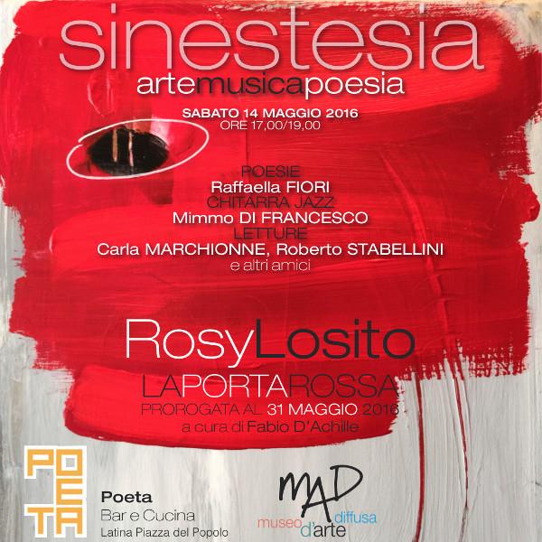 Sinestesia con MAD al Bar Poeta -  l’Arte di Rosy Losito cattura Musica e Poesia…