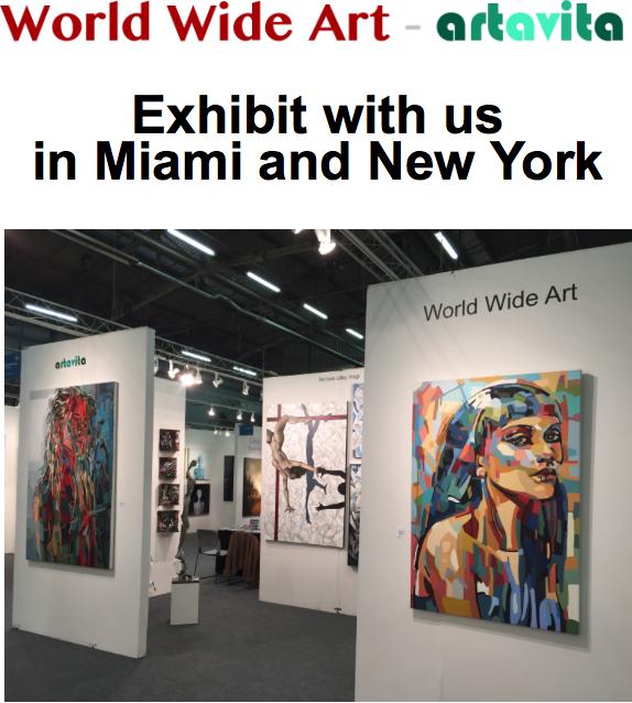Exhibit with us in Miami and New York