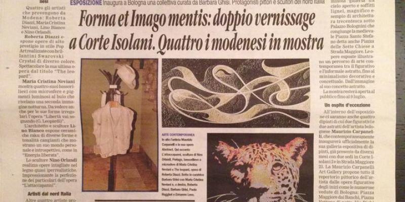 DOPPIO VERNISSAGE A CORTE ISOLANI (BOLOGNA)