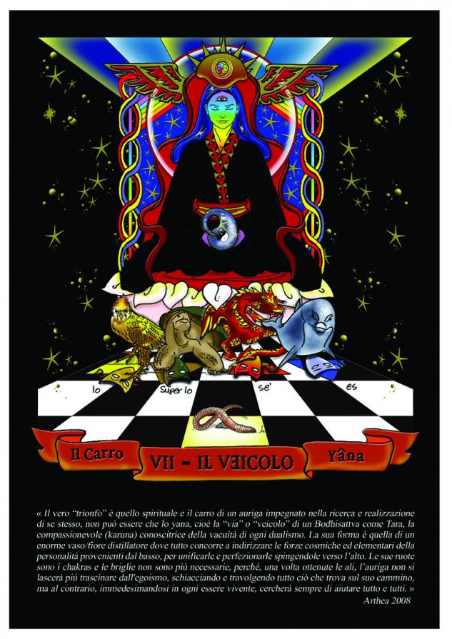 TAROCCO ESOTERICO / ALCHEMICO - ARCANO VII TAROCCO ESOTERICO / ALCHEMICO - ARCANO VII