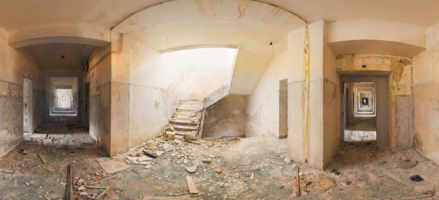 Xenia third floor, center corridor