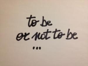 Andrea Poggipollini - TO BE OR NOT TO BE