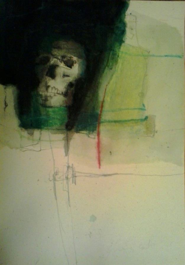 Verde n 3 - Tecnica mista su carta 2015