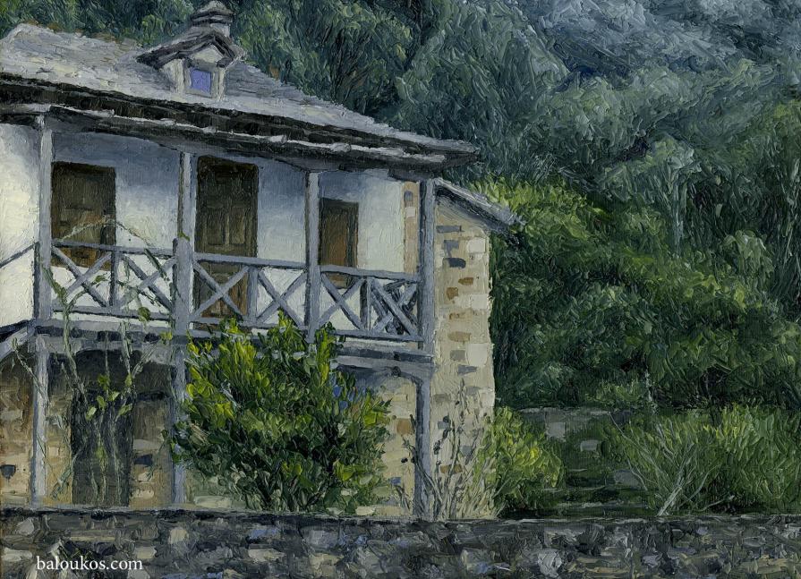 24. Cell next to the Ivira Holy Monastery Agio Oros-Mount Athos