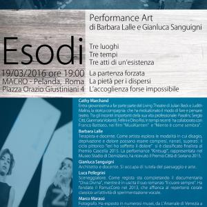 MACRO.....Performance: Esodi + Installazione: Qualche metro quadro di riflessione MACRO.....Performance: Esodi + Installazione: Qualche metro quadro di riflessione