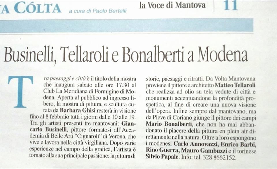 TRA PAESAGGI E CITTà AL CLUB MERIDIANA