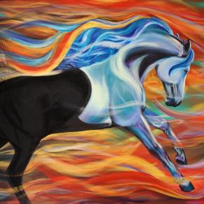 Blue Stallion: Wild and Free