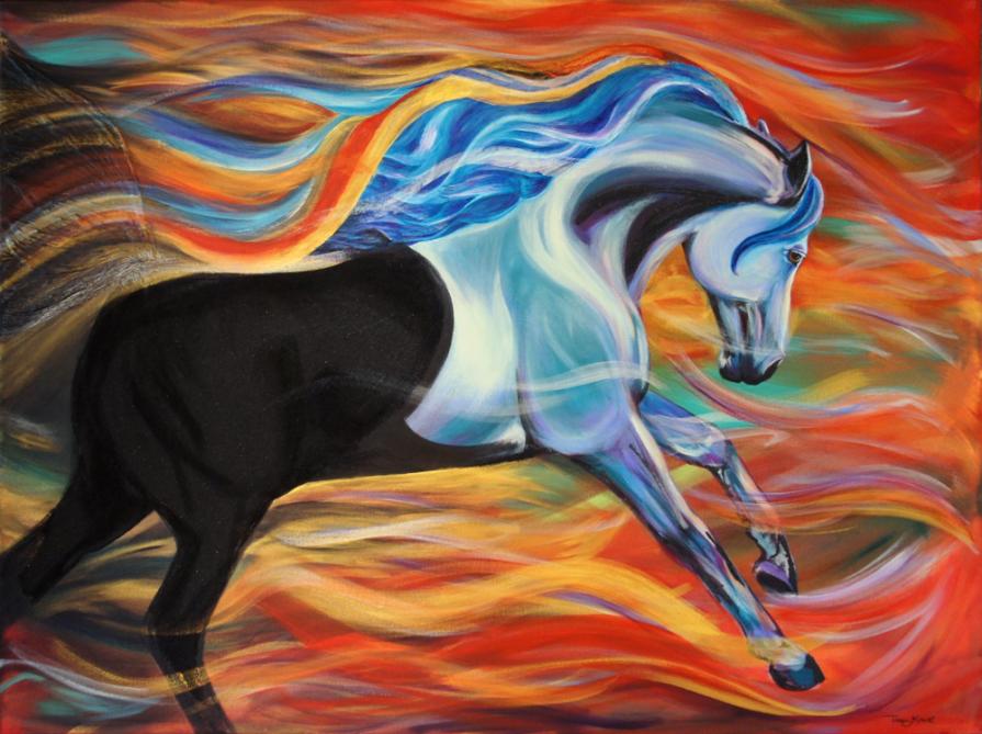 Blue Stallion: Wild and Free