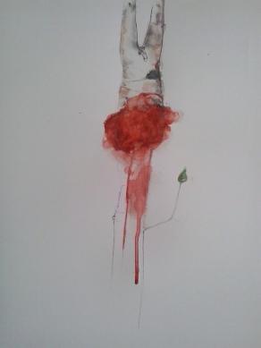 Purificazione Evangelica 1 - Tecnica mista su carta 2014