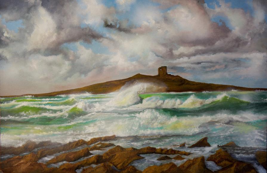 Watching the green sea