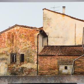 casa di mattoni rossi