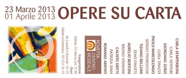 "Opere su Carta"