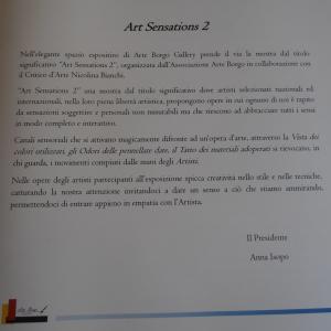 Catalogo d'arte "Art Sensations 2" Arte Borgo Gallery Roma